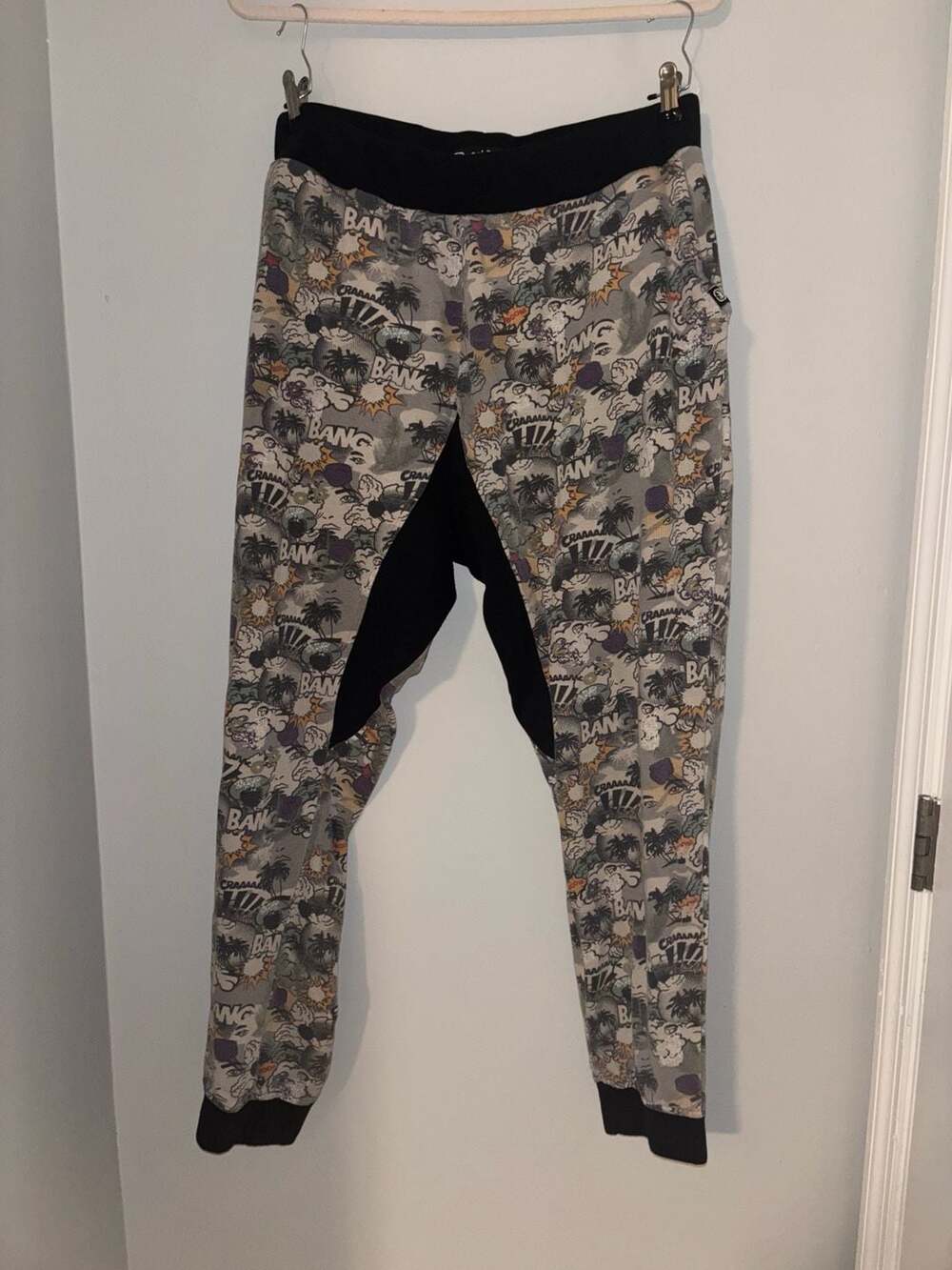 Ecko Unltd. Comic Book Print Jogger Sweatpants Women's Size XL